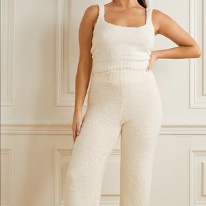 SKIMS Cozy Knit Set in Bone